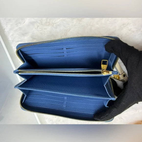 LOUIS VUITTON-SP4198 Cream Empreinte Zippy Wallet - Picture 7 of 15